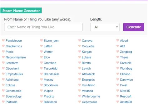 Username Generator .